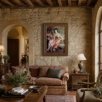 Lady in Rose — Italienische Villa