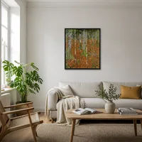 Bauernhaus mit Birken — Skandinavisches Haus