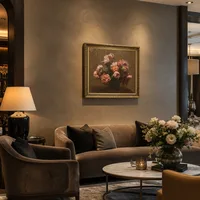 Vase mit Pfingstrosen — Boutiquehotel