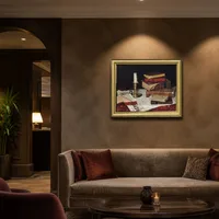 Stilleben mit Büchern und Kerzen — Boutiquehotel
