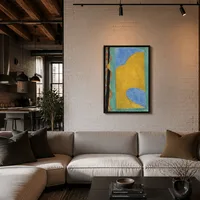 Die Gelben Vorhang — Modernes Loft