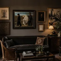 Der verletzte Engel — Haus eines Kunstsammlers