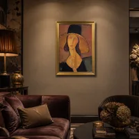Porträt von Jeanne Hébuterne in einem großen Hut — Boutiquehotel