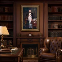 Napoleon Bonaparte in seiner Studie beim Tuileries — Klassische Bibliothek