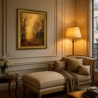 Ein Golden Beam- — Pariser Wohnung