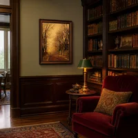 Ein Golden Beam- — Klassische Bibliothek