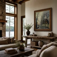 November Moonlight — Haus am See