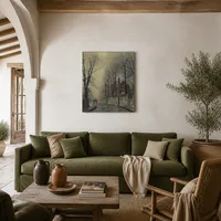 November Moonlight — Mediterranes Haus