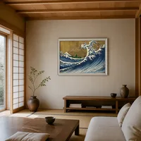 Eine farbige Version des Big Wave — Japanisches Zimmer
