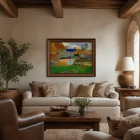Eine blaue Dach (Farm in Pouldu) — Italienische Villa