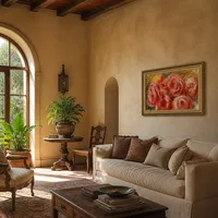 Rote Rosen — Italienische Villa