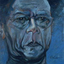 Auto retrato en azul (Selbstporträt in blau) Auto retrato en azul (Selbstporträt in blau)
