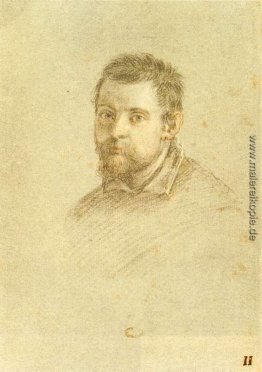 Porträt von Annibale Carracci Porträt von Annibale Carracci