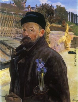 Selbstbildnis mit Hyazinthe Selbstbildnis mit Hyazinthe