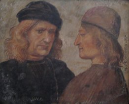 Selbstporträt von Luca Signorelli (links) Selbstporträt von Luca Signorelli (links)