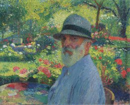 Selbstporträt im Garten Selbstporträt im Garten