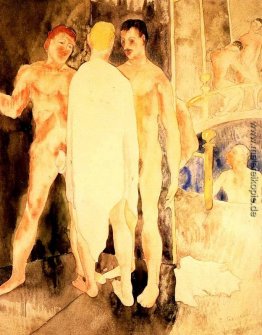 Türkisches Bad mit Self Portrait Türkisches Bad mit Self Portrait