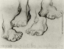 Four Sketches eines Fußes Four Sketches eines Fußes