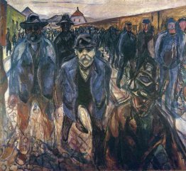 Arbeiter auf dem Heimweg Arbeiter auf dem Heimweg
