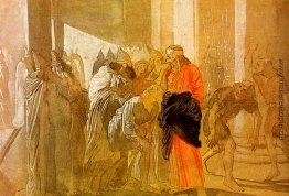 Die Verspottung Christi. Von den biblischen Skizzen. Die Verspottung Christi. Von den biblischen Skizzen.