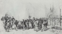 Gogol wird durch die Figuren seiner Werke zu Grabe getragen Gogol wird durch die Figuren seiner Werke zu Grabe getragen