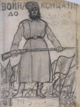 Ein Soldat mit einem Gewehr Ein Soldat mit einem Gewehr