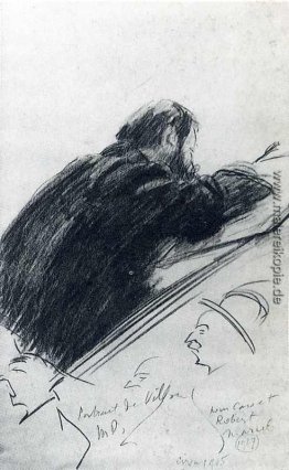 Porträt von Jacques Villon Porträt von Jacques Villon