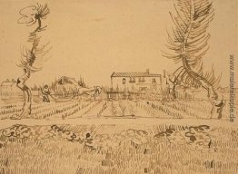 Pflüger in der Felder in der Nähe von Arles Pflüger in der Felder in der Nähe von Arles