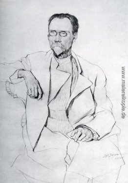 Porträt von A. A. Bakhrushin Porträt von A. A. Bakhrushin