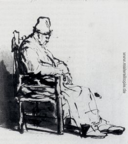 Sitzender alter Mann (möglicherweise Rembrandt`s Vater) Sitzender alter Mann (möglicherweise Rembrandt`s Vater)
