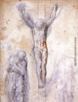 Studium der "Christus am Kreuz zwischen Maria und Johannes der E Studium der "Christus am Kreuz zwischen Maria und Johannes der E