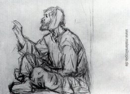 Whacky, auf dem Boden sitzend (Studie zu "Boyarynya Morozova") Whacky, auf dem Boden sitzend (Studie zu "Boyarynya Morozova")
