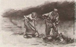 Peasant Mann und Frau, Graben Peasant Mann und Frau, Graben