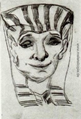 Maske aus einer ägyptischen Mumie Maske aus einer ägyptischen Mumie