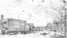 Der Canal Grande von der Rialto-gesehen in Richtung der Nord Der Canal Grande von der Rialto-gesehen in Richtung der Nord