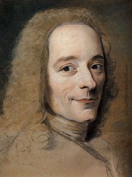 Vorbereitung auf das Porträt von Voltaire Vorbereitung auf das Porträt von Voltaire