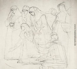 Frauenfiguren, Wanderer, whacky (Studie zu "Boyarynya Morozova") Frauenfiguren, Wanderer, whacky (Studie zu "Boyarynya Morozova")