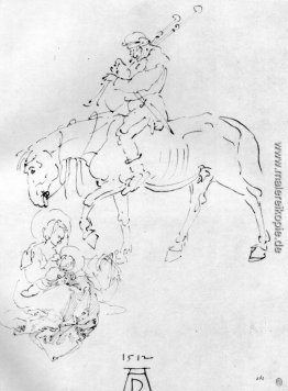 Madonna und Kind mit Dudelsack Madonna und Kind mit Dudelsack