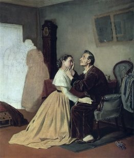 Ankunft Schülerin zu einer blinden Vater Ankunft Schülerin zu einer blinden Vater