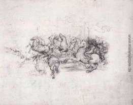Gruppe von Fahrern in der Schlacht von Anghiari Gruppe von Fahrern in der Schlacht von Anghiari