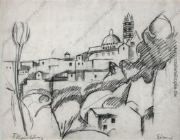 Sienna. Die städtische Landschaft. Sienna. Die städtische Landschaft.
