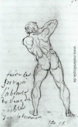 Studie nach Michelangelo Studie nach Michelangelo