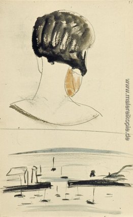 Nelly van Doesburg von hinten gesehen, und eine Hafenszene Nelly van Doesburg von hinten gesehen, und eine Hafenszene