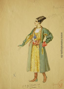 Skizze des Kostüms Skizze des Kostüms