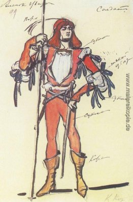 Soldier.Costume Design für Gartman`s Ballett Soldier.Costume Design für Gartman`s Ballett