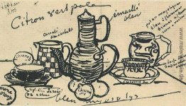 Stillleben mit Kaffeekanne Stillleben mit Kaffeekanne