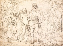 Cymon Und Iphigenia, Studie Cymon Und Iphigenia, Studie