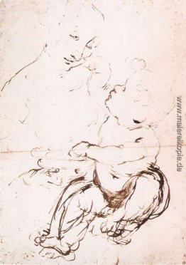Studie für die Madonna mit der Obstschale Studie für die Madonna mit der Obstschale