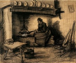 Frau bereitet eine Mahlzeit Frau bereitet eine Mahlzeit