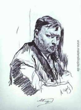 Porträt des Komponisten Alexander Glasunow Porträt des Komponisten Alexander Glasunow